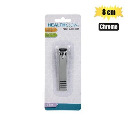Nail clipper chrome 8cm foot h/glow