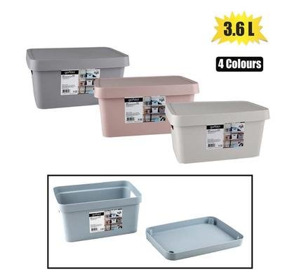 Storage box pl vinto design 3,6l w/lid