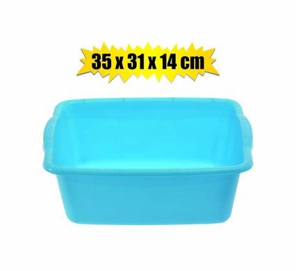 Basin pl 35x31x14cm oblong