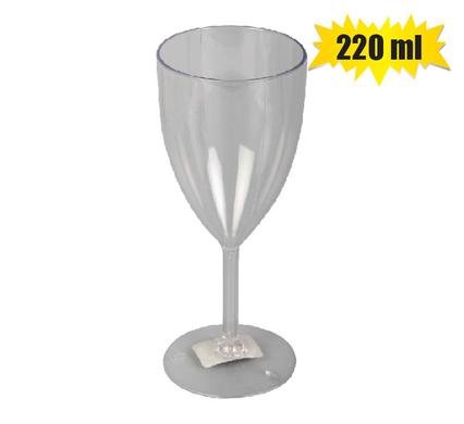 Wine glass styrene 220ml
