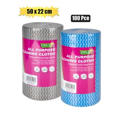 Cleaning cloth roll 100 50x22cm