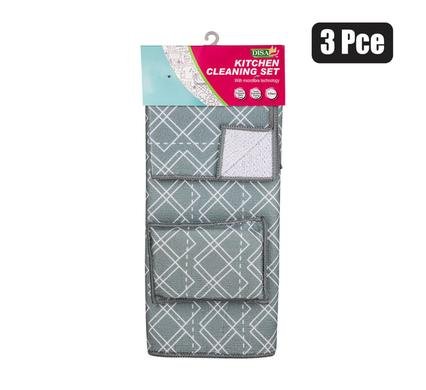 Dish draining mat microfibre 3pc set