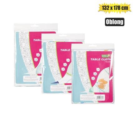 Table cloth pl 132x178cm oblong