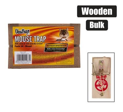 Vastrap trap mouse wooden bulk