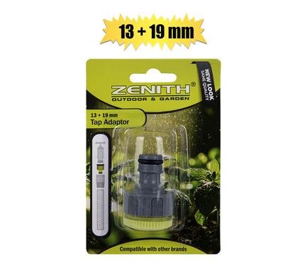 Adaptor tap 13mm+19mm zenith green
