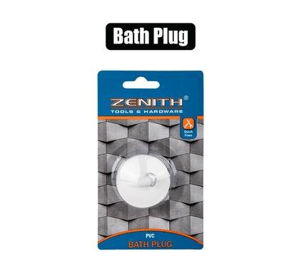 Bath-plug white zenith