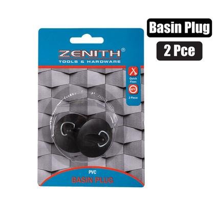Basin-plug 2pce black zenith