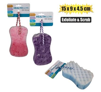 Bath sponge 15x9x4.5cm