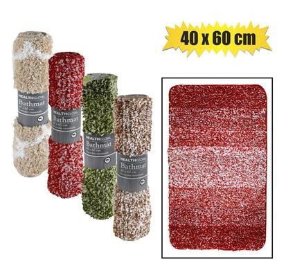 Bathmat microfiber 40x60cm asstd