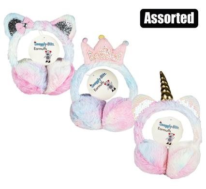 Winter earband plush asstd