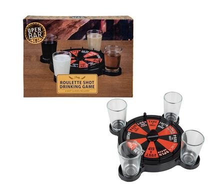 Drinking game roulette shots