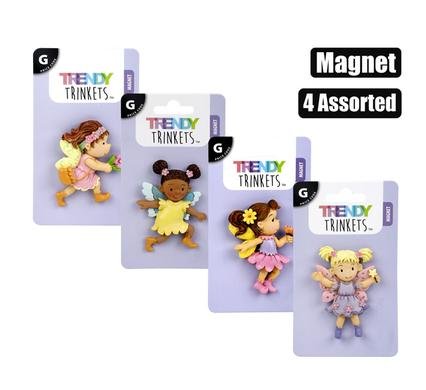 204-000695 Magnet poly fairy 4 asstd