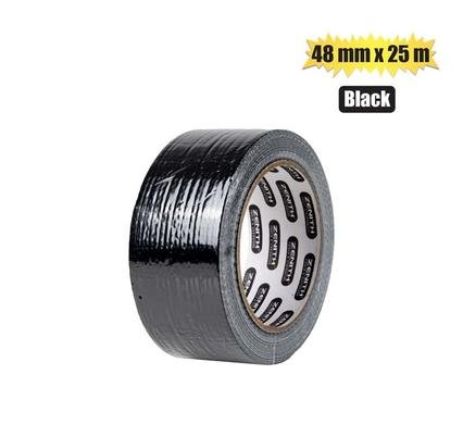 Tape ducting black 48mmx25m zenith