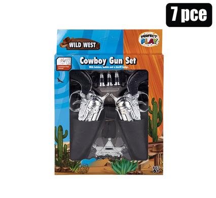 Guns hand 7pc wild-west playset w/holste