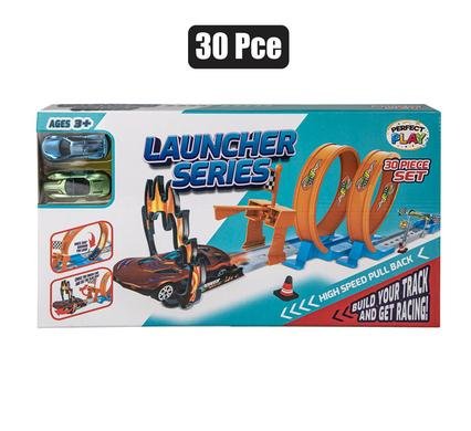 Vehicle launch & go 2 loop track 42x42cm