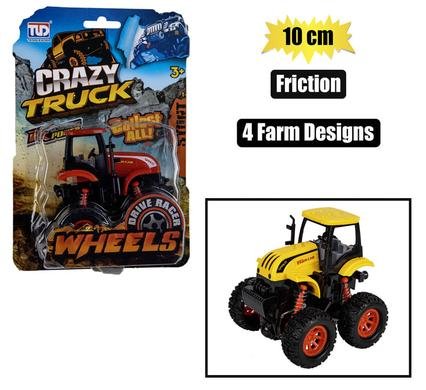 Vehicle jeep monster farm friction 10cm