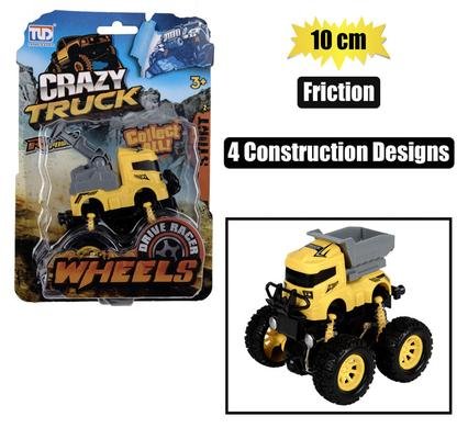 Vehicle jeep monster construction 10cm