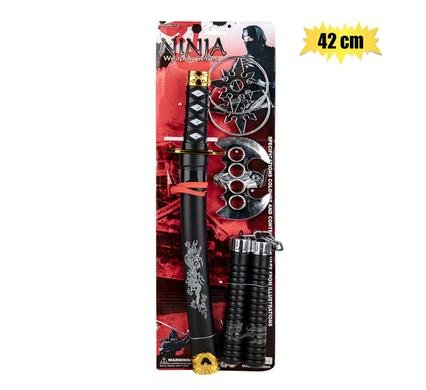 Boys playset sword ninja set 42 cm