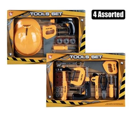 Boys playset constr tools 44x32cm