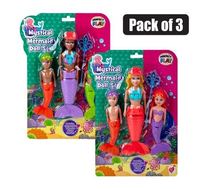 Doll mermaid 3 pack