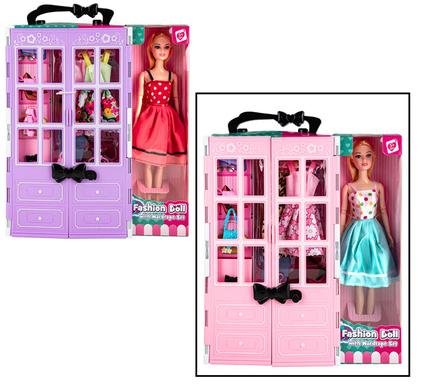 Fashion doll & closet set
