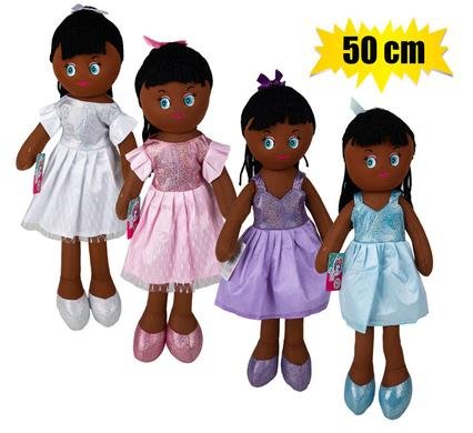 Doll rag ballerina in tutu 50cm