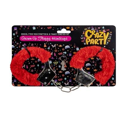 Dress up novelty fluffy hand cuffs