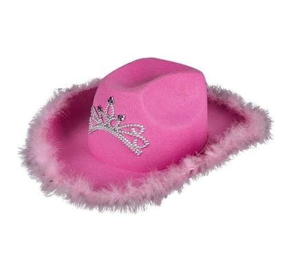 Dress up cowgirl with tiara hat
