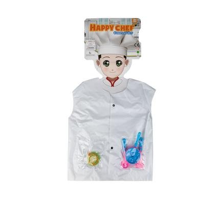 Dress up costume chef + accessories