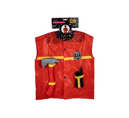 Dress up costume fireman + accessories