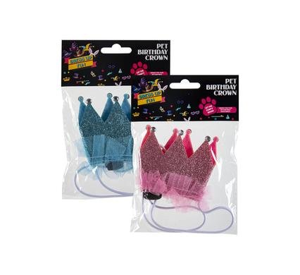 Dress up pet birtday crown
