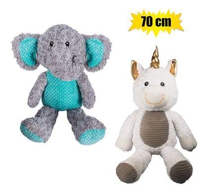 Plush animals large softie asst 70cm