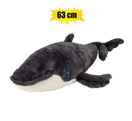 Plush whale 63cm