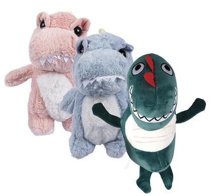 Plush dinosaur 23cm asstd