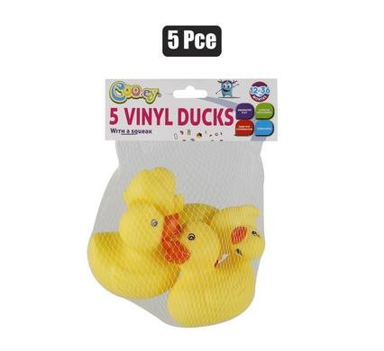 Baby vinyl duck set 5pc