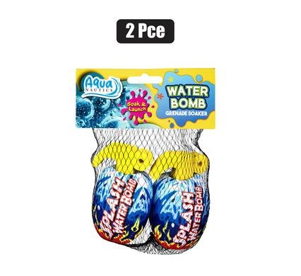 Water toy soaker grenade 2pc