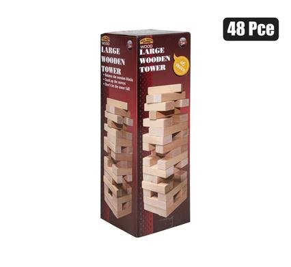 Game wood tower 48 piece