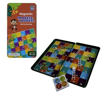 Game magnetic snakes and ladders