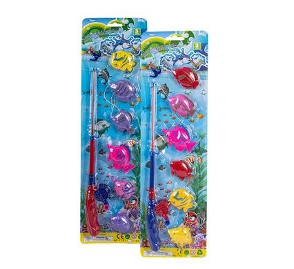 Game fishing magnetic w/rod