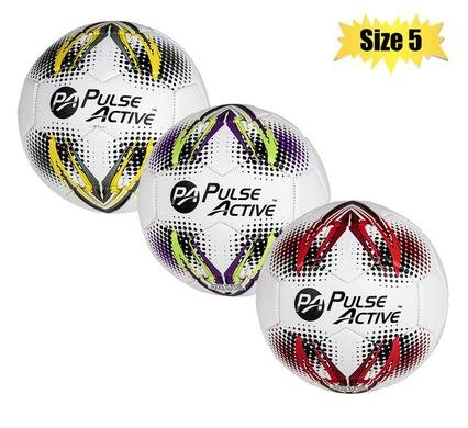 Ball soccer abstract asstd cols size 5