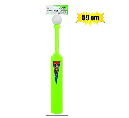 Cricket-bat pl w/ball 59cm