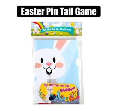 Easter game pin tail on bunny
