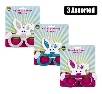 Dress up sparkle bunny glasses