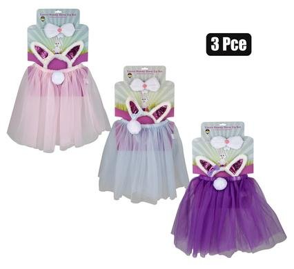 Easter dress up bunny set 3pc