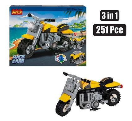 Building blocks cogo motorbike 251pcs