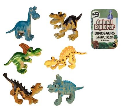 Animals dinosaur cartoon asstd 5-7cm