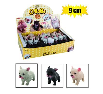 560-000047 Animals stretch french bulldog 9cm
