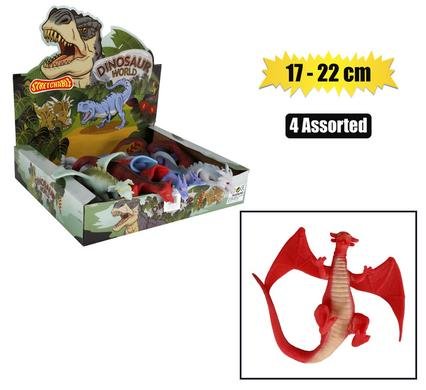 Animals dragon stretch asstd 17-22cm