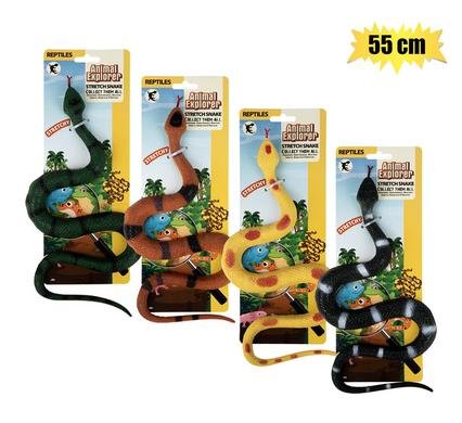 560-000202 Animals snake pvc asstd
