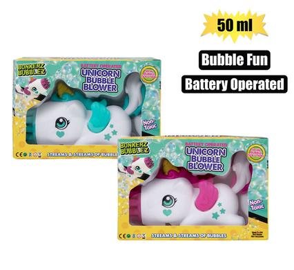 Bubble novelty unicorn blower 50ml